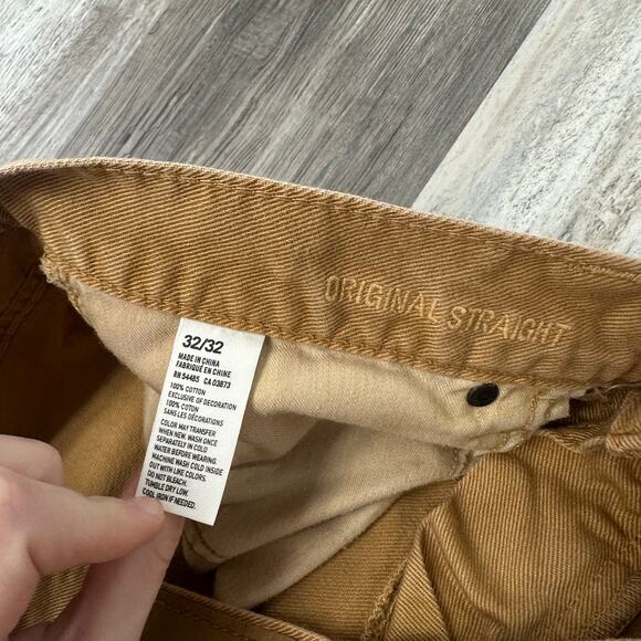 AEO‎ American Eagle Outfitters Tan Mens 32x32 (32x31)Straight Leg Chinoi Pants - Picture 4 of 11
